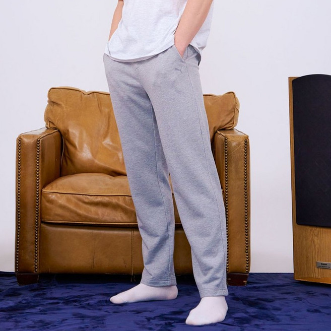 푸마바디웨어 남성용 홈웨어 일자핏 츄리닝바지