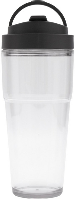 WOKY 沃廚 ECOZEN 渾圓杯 純透復刻款, 灰墨色, 880ml, 1個