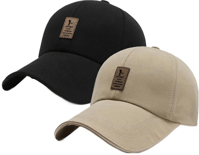 미다미 스포티 태그 챙이 긴 볼캡 2종 세트 1557