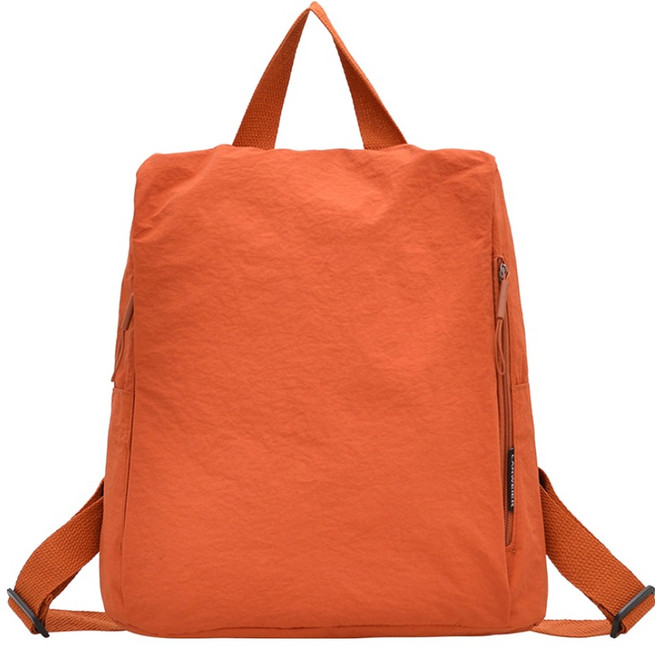 소유담 초경량 심플한 노트북백팩, 오렌지, 1개