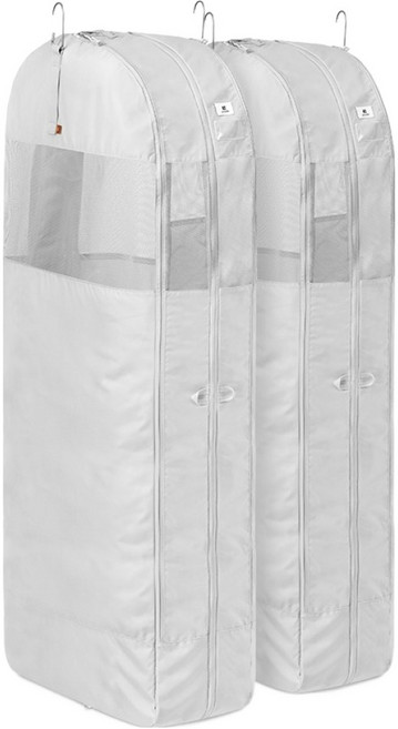 브랜든 아우터 압축 파우치 라이트 그레이, 2개, 1개입