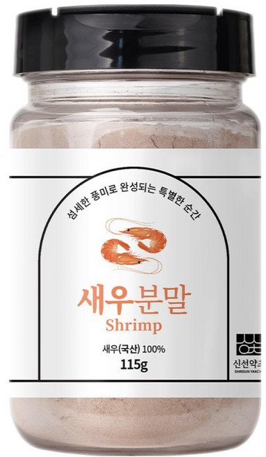 신선약초 새우분말, 1개, 115g