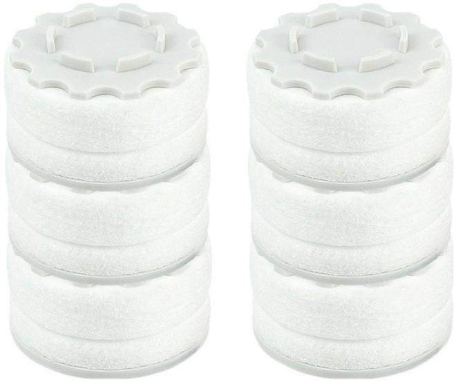 아쿠아듀오 SF-1000FM 세면대 세디먼트 리필필터, 6개, 무향