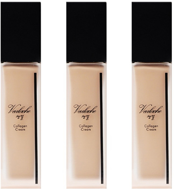 벨루아체 자외선차단 쌩얼 파운데이션 콜라겐 크림 SPF50+ PA++++, 30ml, 3개
