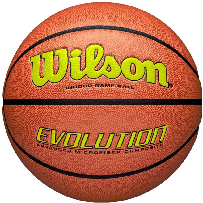 윌슨 에볼루션 옐로우 로고 농구공, WTB0595XB0703, 1개