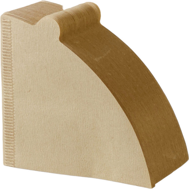 빈플랜트 핸드드립 커피 V형 천연펄프 여과지 V60 호환 브라운 1~2인용, 1개, 100개입