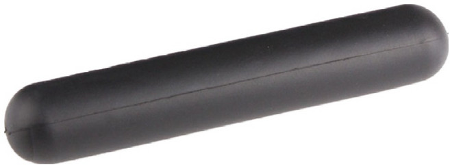 코빙 넉박스 고무슬리브 고무봉 중, 블랙, 1개