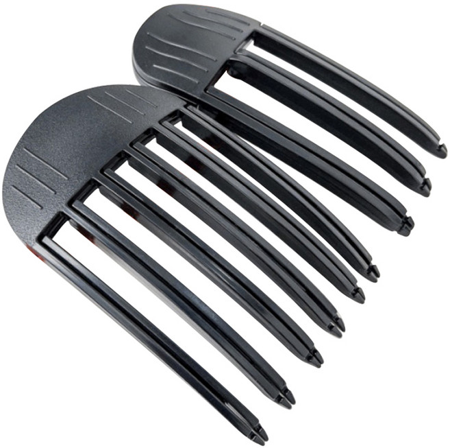 라이퓨 헤어 뿌리 볼륨 집게 6핀 + 3핀 세트, 1세트, 블랙