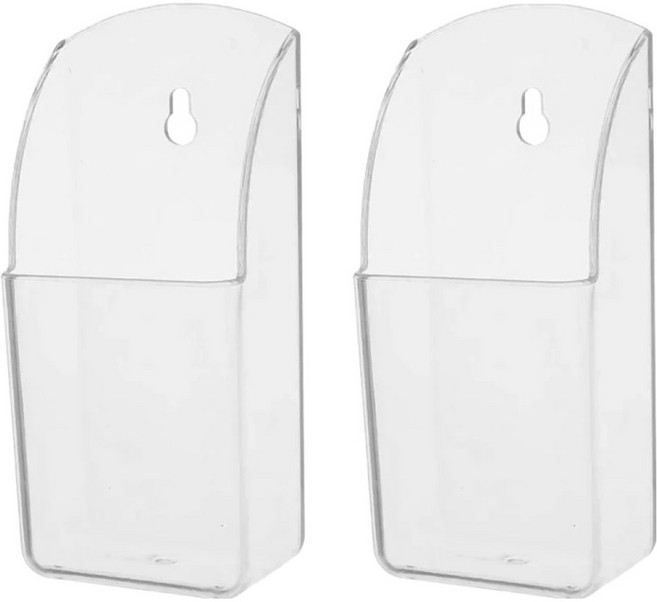 해강코퍼레이션 아크릴 리모컨 정리함 1구, 투명, 2개