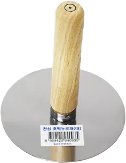 스테인리스 호떡 누르개 대(지름 11.8cm x 높이 13.3cm), 1개, 실버