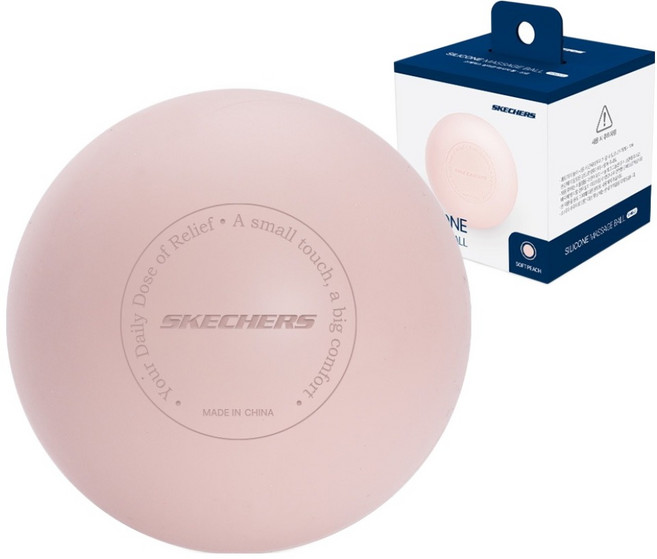 스케쳐스 실리콘 싱글 마사지볼, 소프트 피치, 1개