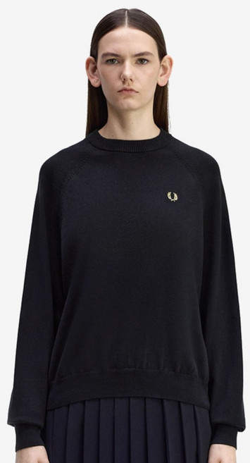FRED PERRY 女款圓領針織衫 K1117
