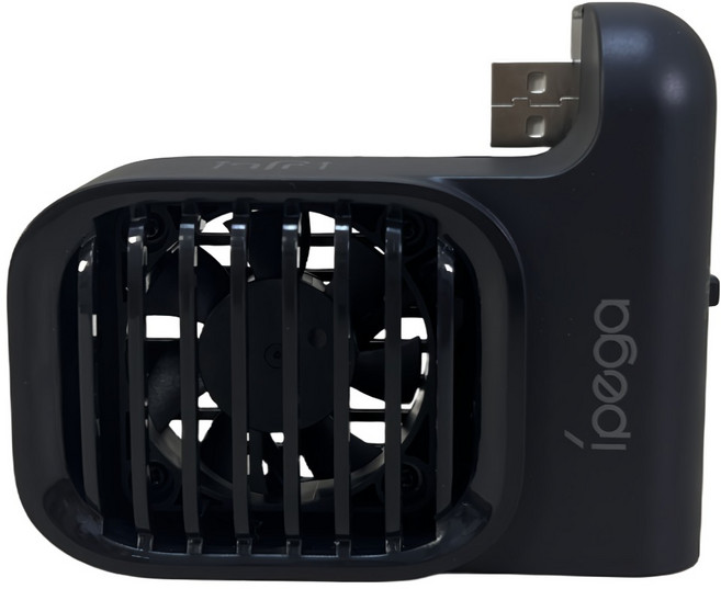 ipega 派鯊魚 底座小風扇 SWITCH2適用, PG-SW2206, 黑色, 1個