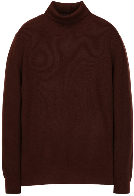 마에스트로 남성용 캐시미어 로우게이지 터틀넥 니트 25FW