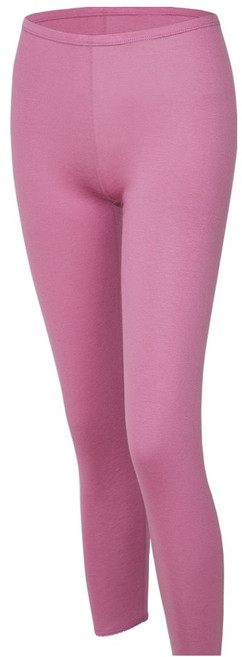 크리비아 여성용 장미 모티프 라이오셀 간절기 9부 내의 하의