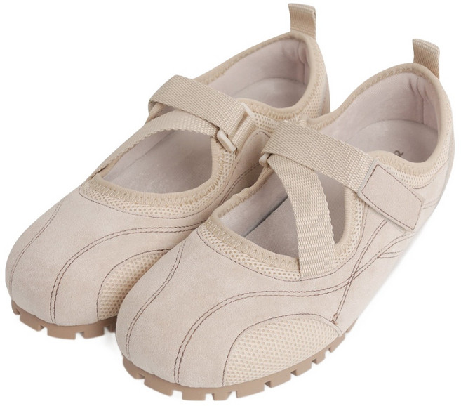 SHOOPEN 織帶低跟瑪莉珍鞋 HPCR6FF906