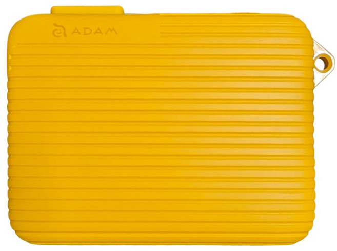 ADAM elements 亞果元素 旅行用自帶線行動電源 10000mAh Type-C, VIONTA T1, 黃色