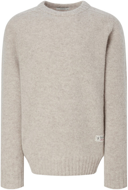 헤지스 남성용 셔틀랜드 울 쉐기독 크루넥 니트