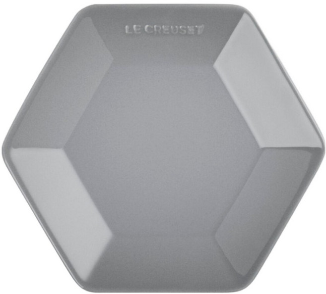 LE CREUSET 六角盤, 1個, 迷霧灰