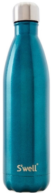 S'well Glitter 美國時尚不鏽鋼保冷保溫瓶 25oz, Ivy, 750ml, 1個