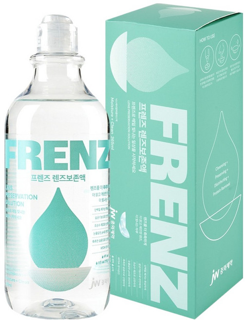 JW중외제약 프렌즈 렌즈 보존액, 1개, 365ml
