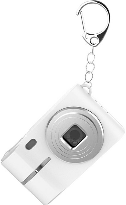 부이 Y2K 휴대용 사진 영상 미니 레트로 감성 디지털 카메라 + SD카드 + 고양이키링 세트 B5CA-02K, B5CA-02K(WHITE), 1세트