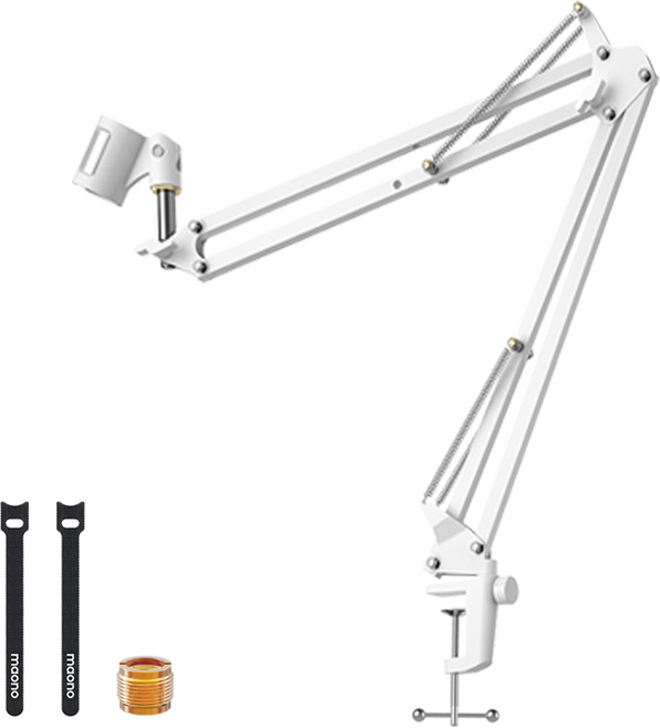 마오노 마이크 붐암 스탠드, 화이트, 1개, BA20