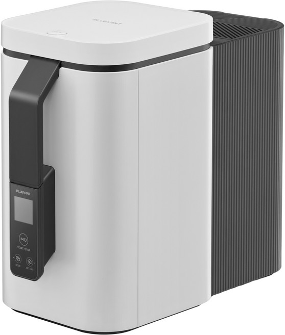 블루벤트 ID 2L 분쇄 건조식 음식물 처리기 가정용 2L, BV-A12S-BKR, 화이트 그레이