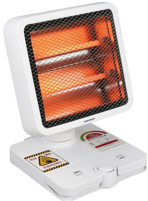 대우어플라이언스 발터치 접이식 미니 전기스토브, DEH-NT050, 화이트
