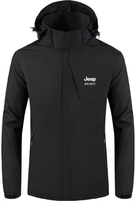 Jeep Spirit 男女通用素色防風外套