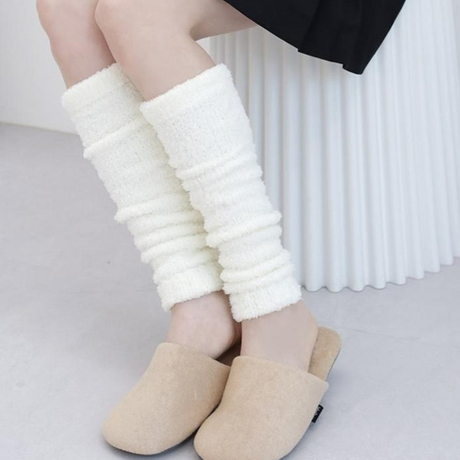 이지레그 부드러운 탁테일 레그워머 수면 발토시 2켤레