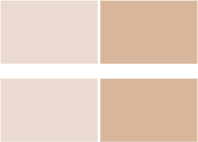 양면 카푸치노 컬러 촬영 배경지, 4개, Cappuccino