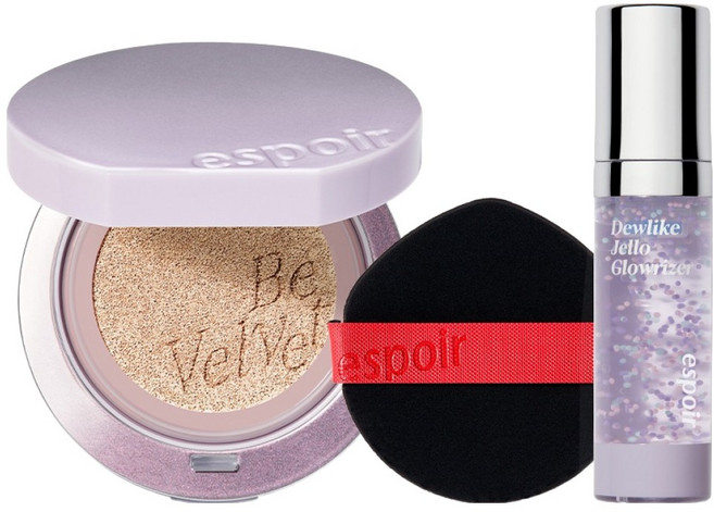 espoir 艾絲珀 絲絨遮瑕氣墊粉餅 銀河光束系列 13g, 1套, 13號瓷白