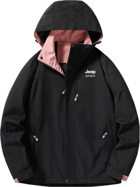 지프스피릿 여성용 캐주얼 후드 바람막이자켓