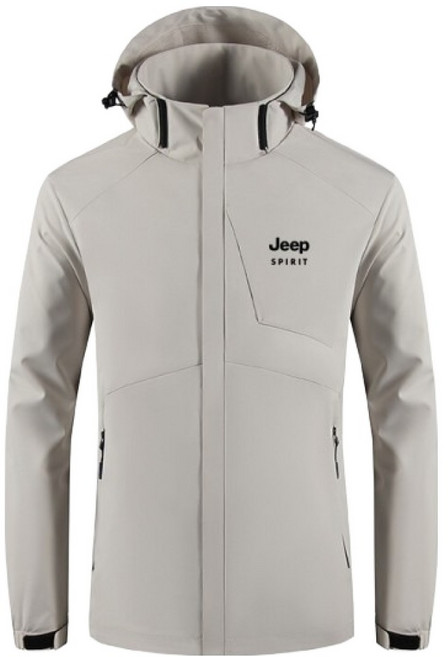 Jeep 男女通用素色防風外套