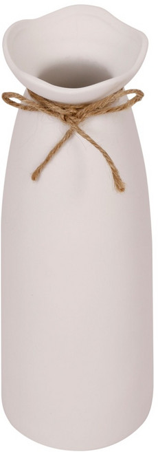 HIKARI 日光生活 簡約陶瓷花瓶 C627, 白色