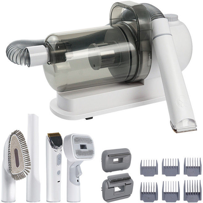 컴스 반려동물 홈케어 진공 셀프 미용기 IV980, 1개, 혼합색상