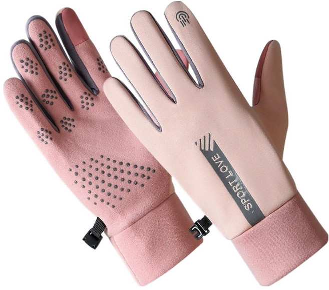 퍼스트피트 겨울 스포츠 장갑 양손착용, 핑크, 1세트