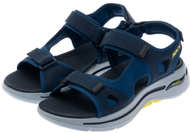 SKECHERS 男款 GO WALK ARCH FIT SANDAL D楦涼鞋 229064NVLM