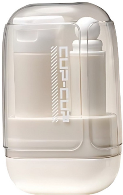 휴대용 3in1 양치컵 칫솔세트, 1세트