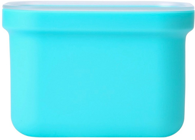 빅벅 실리콘 대용량 큐브 이유식 얼음틀, 블루, 1개, 250ml