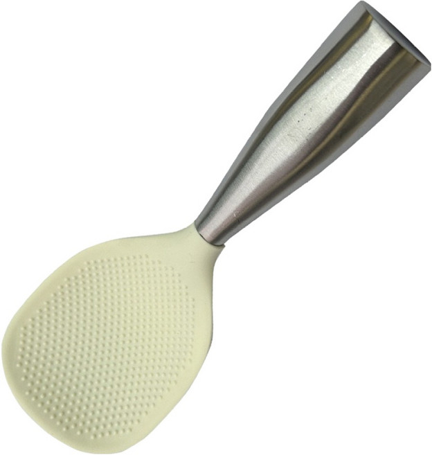 빅벅 실리콘 스탠딩 스푼 위생 주걱, 화이트, 1개