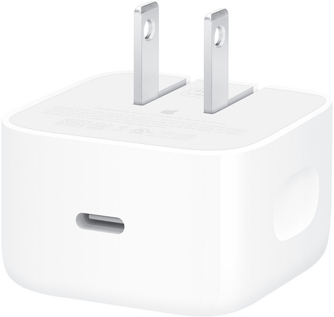 Apple 台灣公司貨 2025 動態電源轉接器 40W 最高輸出 60W, 1個, 白色