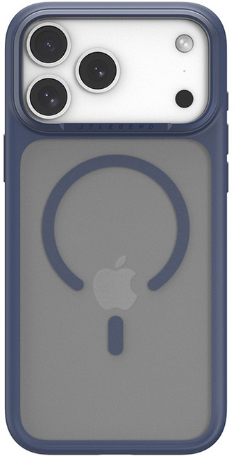 JTLEGEND Edge Solid 手機 保護殼 iPhone 17 Pro 防摔 抗汙 磁吸 按鍵版 霧藍色 TPU+複合板+Magnet+玻璃按鍵+金屬鏡頭框 無保固