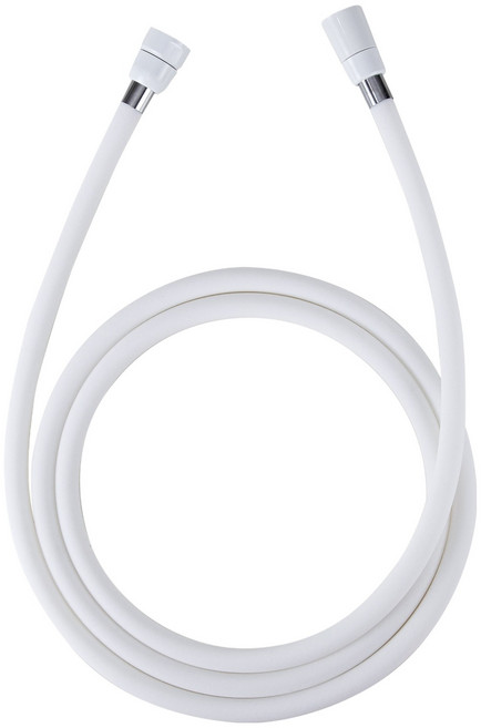 듀벨 프리랭 내맘대로 잘라쓰는 실리콘 샤워기호스, 2.3m, 화이트