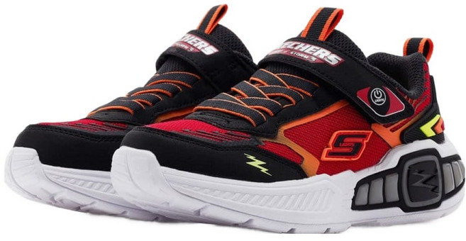 SKECHERS 兒童款 LIGHT STORM 3 D楦閃燈鞋 400151LBKRD
