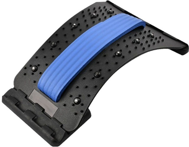 대한 허리 척추 스트레칭 지압 마사지기, 블루, 1개