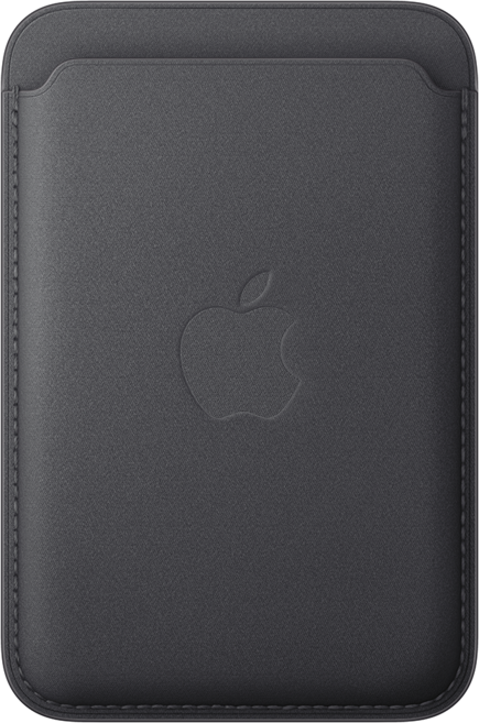 Apple 台灣公司貨 iPhone 17 系列 MagSafe 精細織紋卡套, 1個, 黑色
