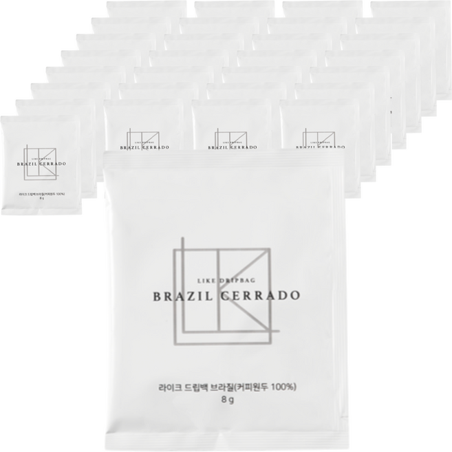 라이크 드립백 브라질 세하도, 8g, 1개, 50개입