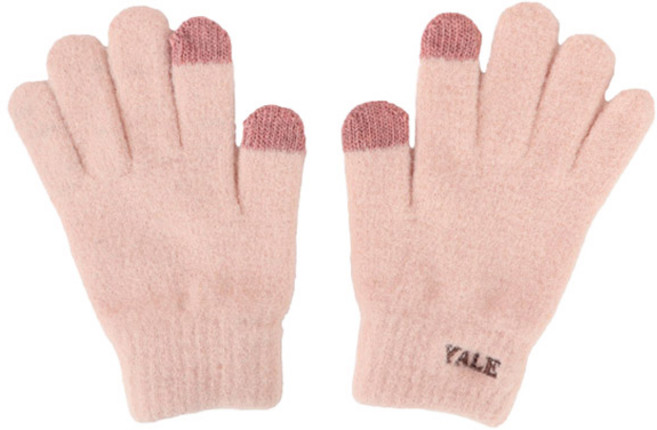YALE 아동용 겨울 니트 스마트폰 터치 장갑 YL0028